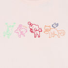 Baby Girls Pink Animals Dress, 1, hi-res